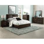 Summerlin Upholstered Panel TV Chest - Espresso